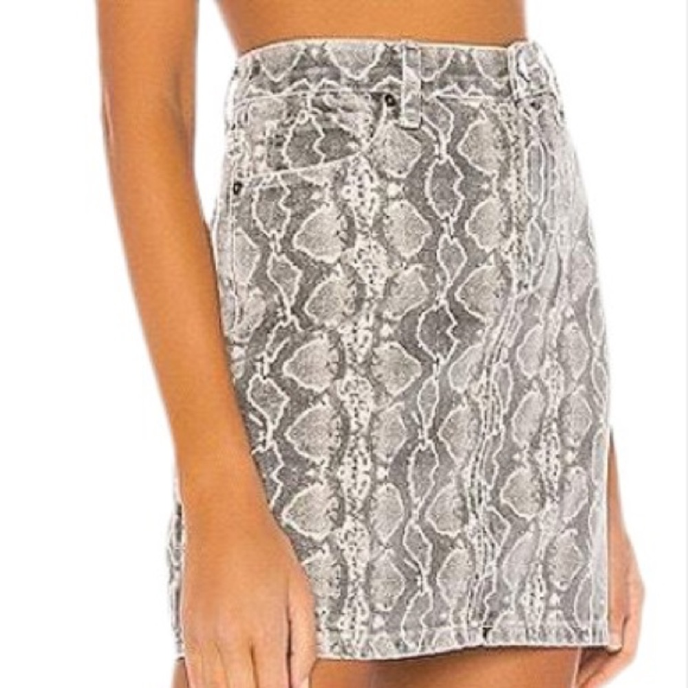Blanknyc Python Mini Skirt Size 27 - image 1